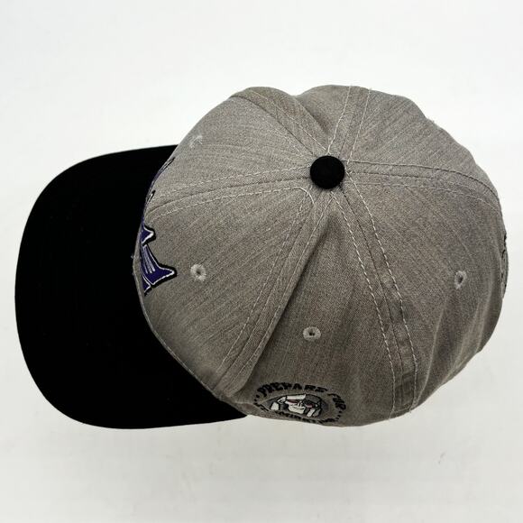 Vtg Transformers Baseball Cap OSFM Gray Denim Futuristic Y2K Nostalgic Cartoon - Picture 5 of 9